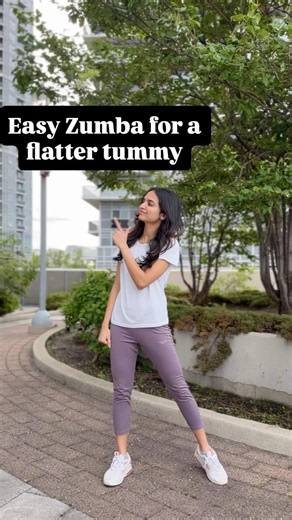 Beginner Zumba flow for a flatter tummy 💃🏼