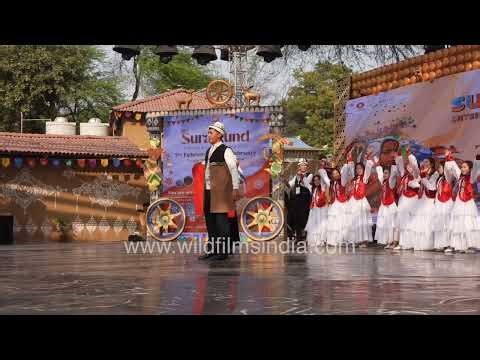 Kyrgyzstan Cultural Dance Performance at Surajkund Mela, Faridabad