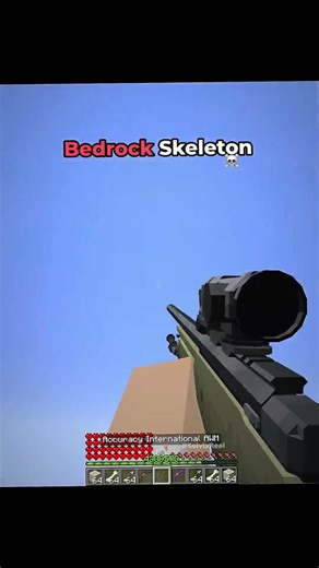 Minecraft Java vs Bedrock Skeleton Moment 💀