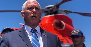 Vice President Mike Pence Visits Two San Diego Navy Bases