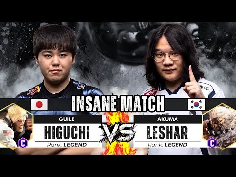 SF6 ▰ HIGUCHI (Guile) vs LESHAR (Akuma) ▰ Street Fighter 6