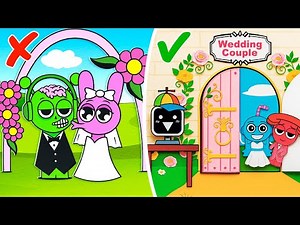 Green Sprunki & Cute Bride 💍✨ Epic Holiday Battle Begins! 🧟‍♂️🔥