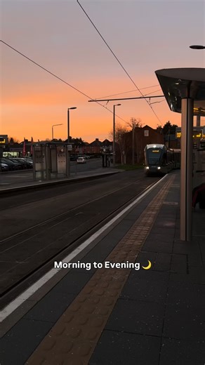 46 reactions · 7 comments | POV: Your view when you hop on the tram in the early morning, and return in the evening  #nottingham #trams #nottinghamtrams | NET Nottingham Tram | Facebook