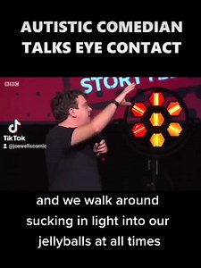 Comedian Talks About Eye Contact #autism #AutismAwareness #autismacceptance | IEAutismAwareness