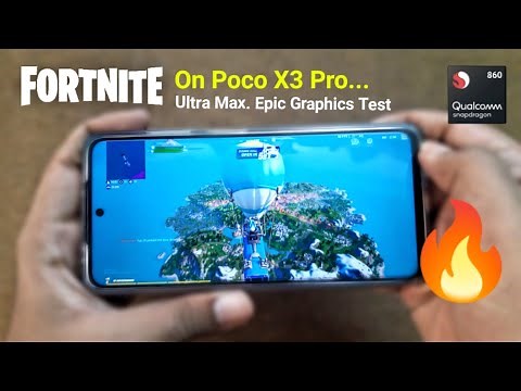 Poco X3 Pro: Fortnite Mobile Gaming Test | Ultra Max. Graphics | Snapdragon 860