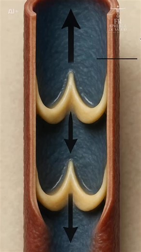 Las válvulas venosas son compuertas que impiden que la sangre se devuelva, asegurando su camino hacia el corazón. Cuando fallan, aparecen problemas como varices o hinchazón. #VálvulasVenosas #Circulación #Anatomía #Salud #Venas #Anatomy #Veins #Health | Aprende de salud , learn about health