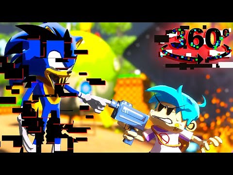360° vs Pibby x Corrupted Sonic Boom Friday Night Funkin