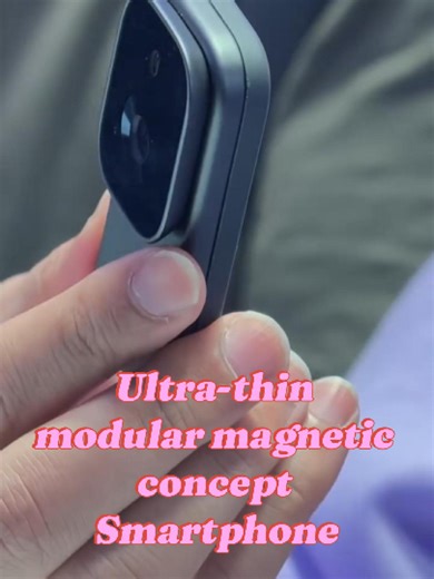 TECNO TRANSSION ULTRA-THIN MODULAR MAGNETIC CONCEPT SMARTPHONE Tecno, a subsidiary of Transsion, unveiled an ultra-thin modular magnetic concept smartphone at MWC, aiming to challenge the fixed-hardware model of today’s devices. The concept is built on a simple premise: conventional smartphones lock users into a single hardware configuration, requiring a full device upgrade to access new features. This new system instead allows users to attach or swap modules on demand, with changes completed in