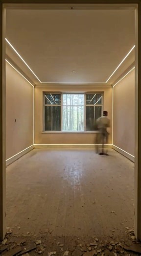 Forest-Glass Serenity Living Room | Luxury Nature Transformation #luxuryhome #luxuryrenovation