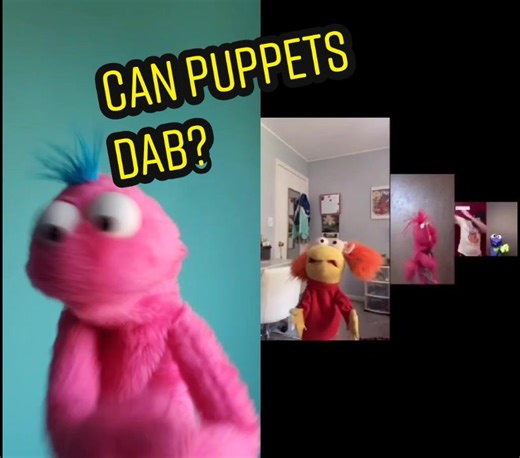 Can puppets dab? Yes, yes they can. #duet with @alixthefluffyhamm #puppets #puppetry #puppetarmy #fyp #foryoupage #dab #funny #cute #duetwithme