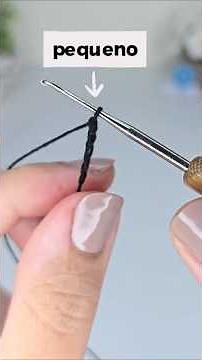 PONTO DE CROCHÊ APERTADO OU PEQUENO? Assista esse vídeo!