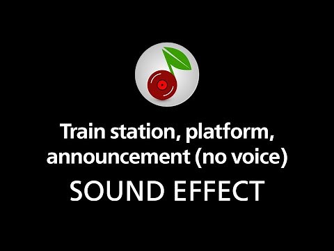 🎧 Train station, platform, announcement (no voice) (looped), SOUND EFFECT