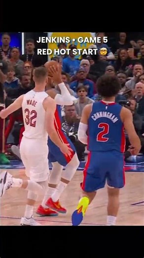 Detric Jenkins is playing like a 10-year vet in his first start! 🤯🔥 #Pistons