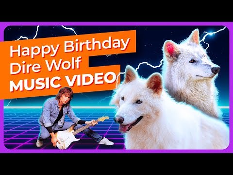 Dire Wolves Brought Back from Extinction Celebrate Their 1st Birthday with Doggy Cake and Music Video
