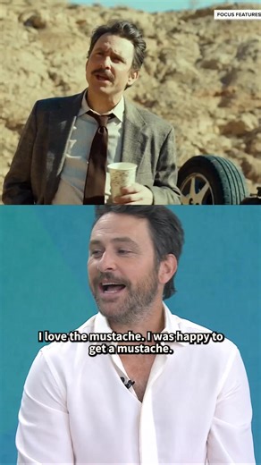 35K views · 91 reactions | Charlie Day's wife loved his mustache on "Honey Don't!" — and we think it's a bit reminiscent of another character of his: Luigi in "The Super Mario Bros. Movie" 兩 | Today Show | Facebook