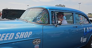 65K views · 2.5K reactions | 55 Chevy Gasser "Lawman" Cruisin the Coast week | Samspace81 | Facebook