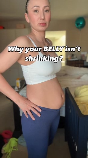 Certified PT | Rebuild Postpartum Core For Moms on Instagram: "Why isn’t my belly going down after birth?🤔 You’re eating healthy. Maybe even doing workouts. But that postpartum belly bulge just won’t budge… 💥 Here’s what most moms don’t realize: It’s not just fat — it’s often something deeper called diastasis recti (aka abdominal separation). This means your abs have literally pulled apart during pregnancy, and unless you retrain your deep core and pelvic floor, that belly pooch 