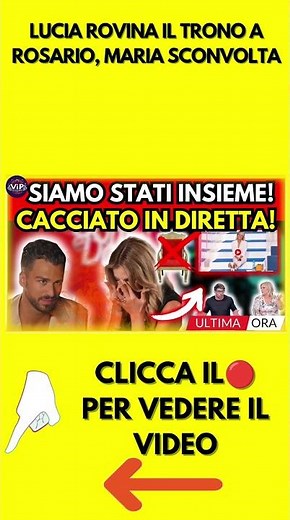 LUCIA ROVINA IL TRONO A ROSARIO, MARIA SCONVOLTA