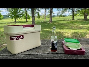 Vintage Thermos Lil Sunpacker cooler: Over a year of use.