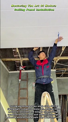 Mastering The Art Of Modern Ceiling Panel Installation