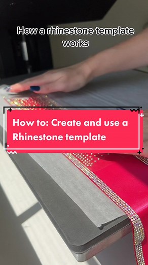 DIY Rhinestone Template Tutorial | How to Make & Use