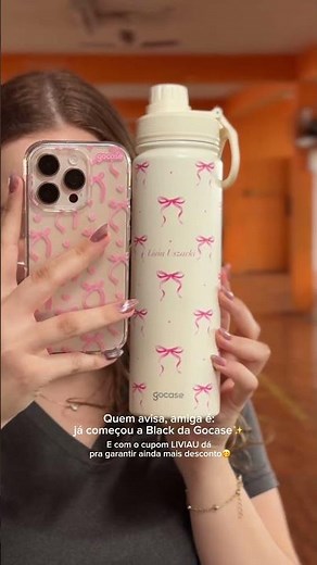 Use coupon code LIVIAU on the Gocase website 🩷 #gocase #blackfriday #discount #shopping #waterbottle