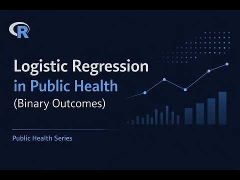 Logistic Regression in R | Public Health Statistics Series