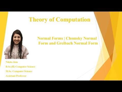 L - 9.1 : Chomsky Normal Form (CNF) & Greibach Normal Form (GNF) | Normal Forms in CFG | TOC