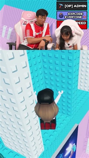 SAMANTHA JATUH DARI SLAP TOWEKPOP DEMON HUNTER #samanthagaming #roblox