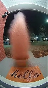 This glitter package explodes several times