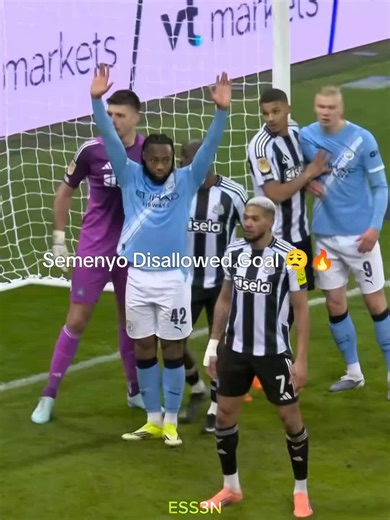 Semenyo's Disallowed Goal Highlights in Football