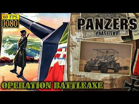 Codename: Panzers, Phase Two. Axis mission 4 "Operation Battleaxe" [HD 1080p 60fps]