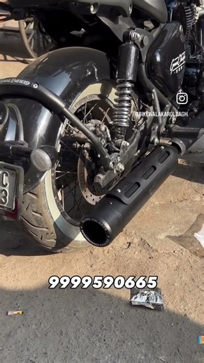 Goan classic globe xploder performance exhaust installed 9999590665