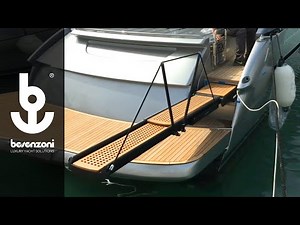 Retracting gangway PI 392 for Yacht - Passerella idraulica rientrante PI 392 - Besenzoni