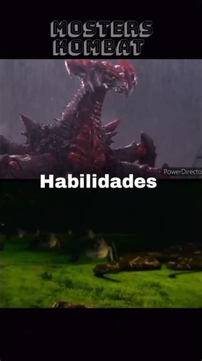 Destoroyah Larvae vs Mega python y Gatoroid#vs#monsterskombat