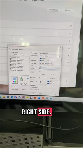 FriendlyScribblers on Instagram: "Printer settings for my Epson 8550 #printersettings #epson8550"