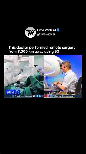 A DOCTOR JUST DID SURGERY FROM 8,000 KM AWAY