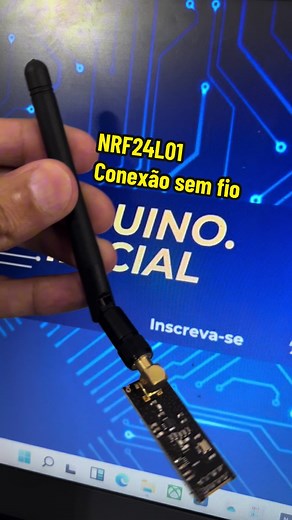 NRF24L01 Conexão por radio frequencia #arduinotutorial #nrf24lo1 #arduinoproject