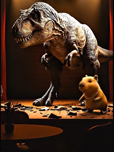 T-Rex Showcase: Rambo vs. Jurassic Adventure