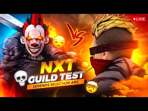 NXT 1 vs 1 Guild Test 🤬 Leader Vs Legends 💀 Join NXT 🙌 #freefire #live #classyfreefire