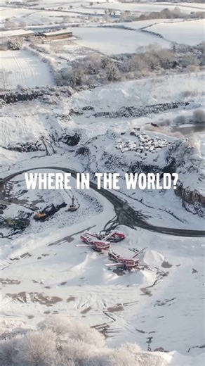 No matter the weather—rain, sun, or snow—the Volvo Penta D13 is grinding away under the hood of the McCloskey Jaw Crusher. Where do you think this machine’s working? | Volvo Penta North America