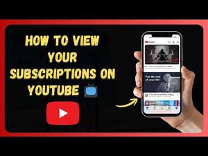 How to View Your Subscriptions on YouTube 📺 [New 2026 Update]