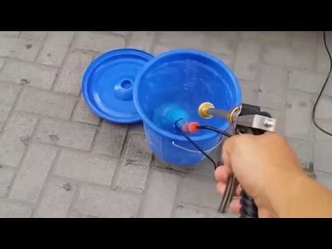 DIY 12V high pressure portable car wash water gun washer pump