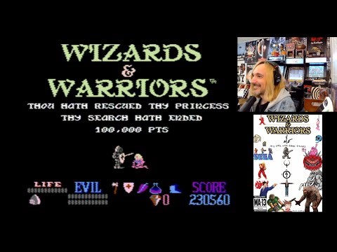 Wizards & Warriors (1987) | Complete NES Playthrough and Walkthrough