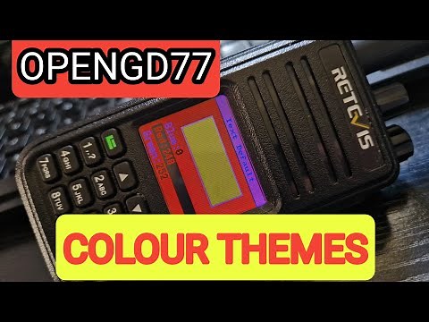 RT3S - NEW OPENGD77 Firmware , COLOUR Screen & Satellite Tracking