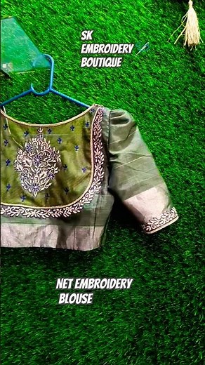 The Art of Silk Blouse Embroidery: A Masterclass in Elegance