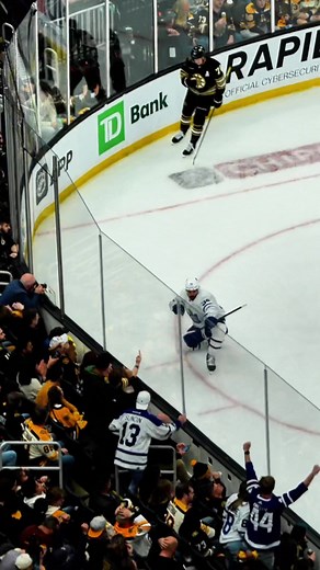 Toronto Maple Leafs vs Boston Bruins Playoff Goal Celebration