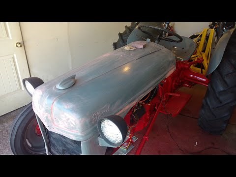 Ford 8N Restoration sheet metal body work