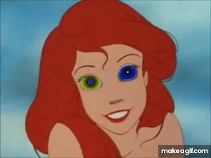 Kaa and Ariel on Make a GIF