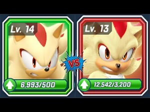 Sonic Forces Speed Battle - Super Shadow vs Movie Super Shadow (android, ios) Gameplay